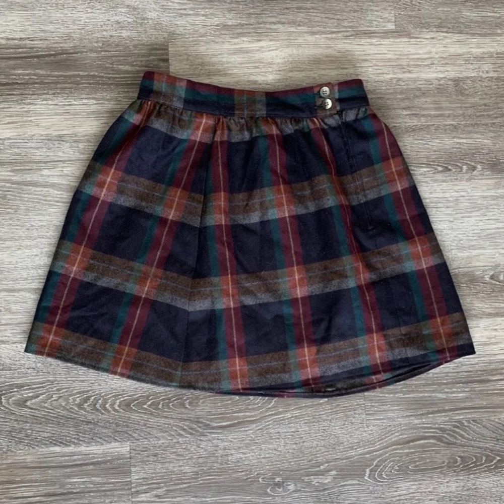 American Apparel Plaid Skirt